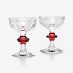 HARCOURT 1841 Coupe Red 2'li Kristal Şampanya Kadeh Seti