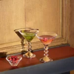 VEGA 2'li Kristal Martini Kadeh Seti - Görsel 2