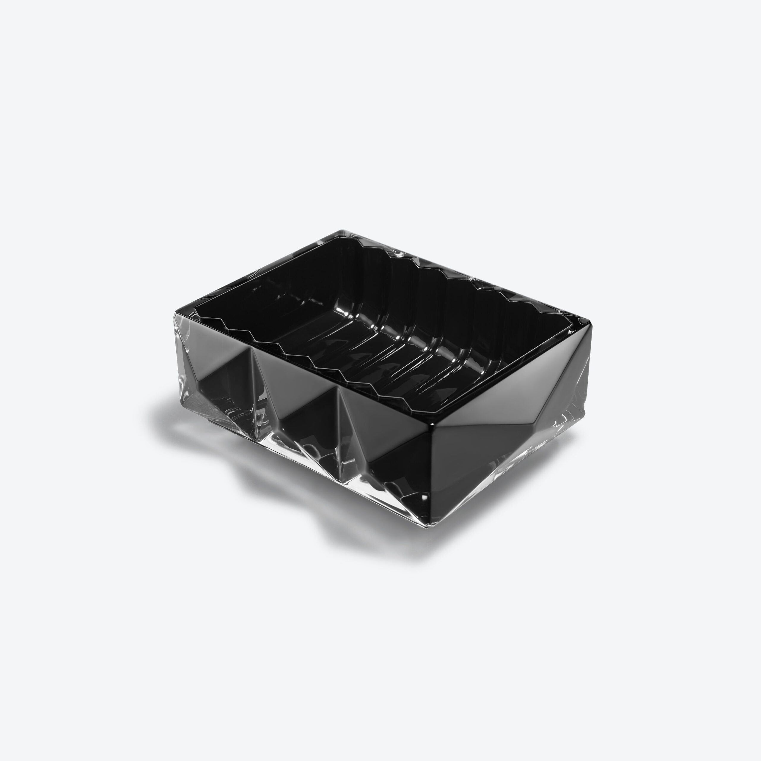 2814727_grey_001 LOUXOR Vide Poche Kristal Siyah Tabla - Görsel 1