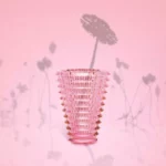 EYE VASE Oval Pembe Kristal Vazo 15 - Görsel 2