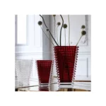 EYE VASE Dikdörtgen Kırmızı Kristal Vazo 300 - Görsel 2
