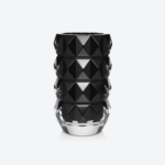 LOUXOR Round Kristal Siyah Vazo