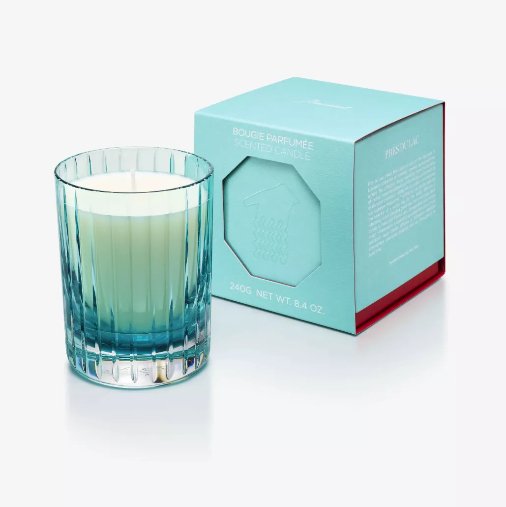 candle 5 4 ELEMENTS Près Du Lac Kokulu Kristal Mum - Görsel 1