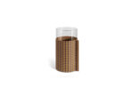 LEATHER POT Pelle Weavers Cinnamon High Vazo