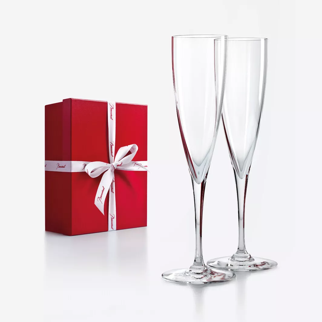 1845244_grey_002.jpg DOM PERIGNON 2'li Kristal Şampanya Kadeh Seti - Görsel 2