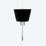 TORCH CEILING LAMP CEI BLACK LAMPSHADE