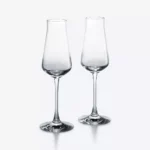 CHATEAU BACCARAT CHAMPAGNE FLUTES X2