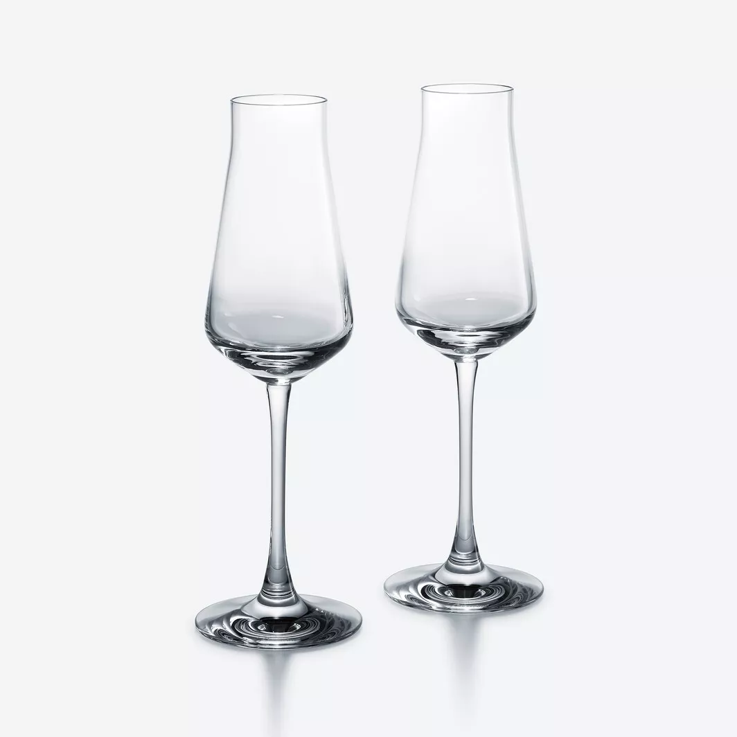 CHATEAU BACCARAT CHAMPAGNE FLUTES X2
