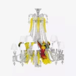 ZENITH SUR LA LAGUNE CHANDELIER CEI 15L PARROTS LIMITED EDITION 50 EX