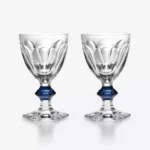 HARCOURT 1841 GLASS 2 BLUE KNOB X2