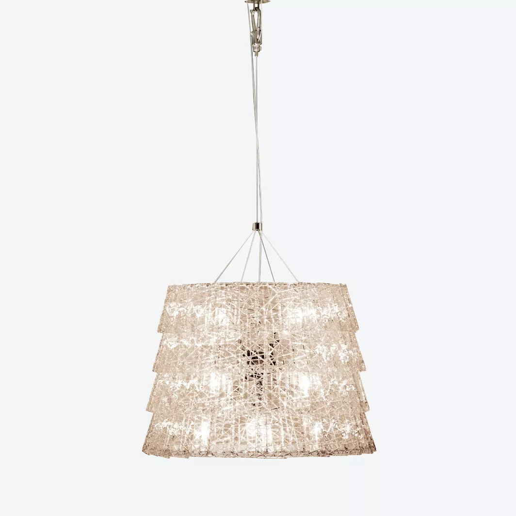 2812303_grey_001.jpg TUILE DE CRISTAL FROZEN CHANDELIER CEI MEDIUM SIZE - Görsel 1