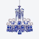 ZENITH FAUNACRYSTOPOLIS CHANDELIER CEI 24L BLUE 50 PIECES