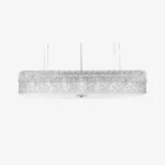 TUILE CHANDELIER CEI RECTANGULAR MEDIUM SIZE FROZEN
