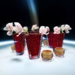 EYE VASE RECTANGULAR 200 RED - Görsel 2