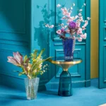 EYE VASE RECTANGULAR 300 BLUE - Görsel 2