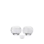 EYE VOTIVE 2'li Beyaz Kristal Mumluk