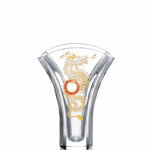 GINKGO Ejderha Desenli Kristal Vazo