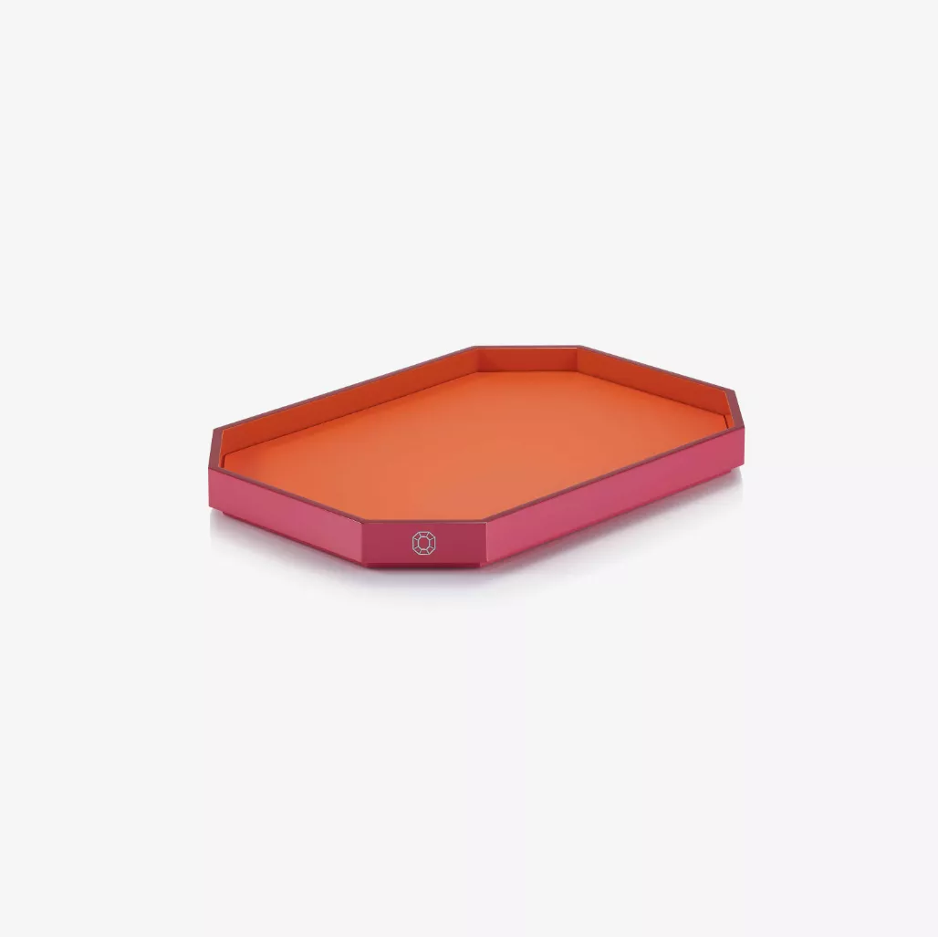 2816922-1 OCTOGONE Turuncu Tepsi S - Görsel 1