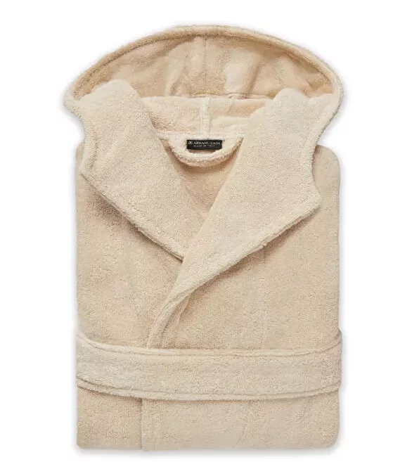 DOROTEA Bej Unisex L Beden Bornoz