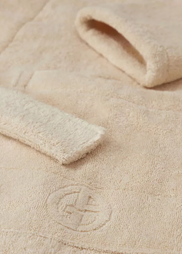 DOROTEA Bej Unisex L Beden Bornoz - Görsel 2