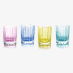 HARMONIE Colors of Joy 4'lü Kristal Bardak Seti II