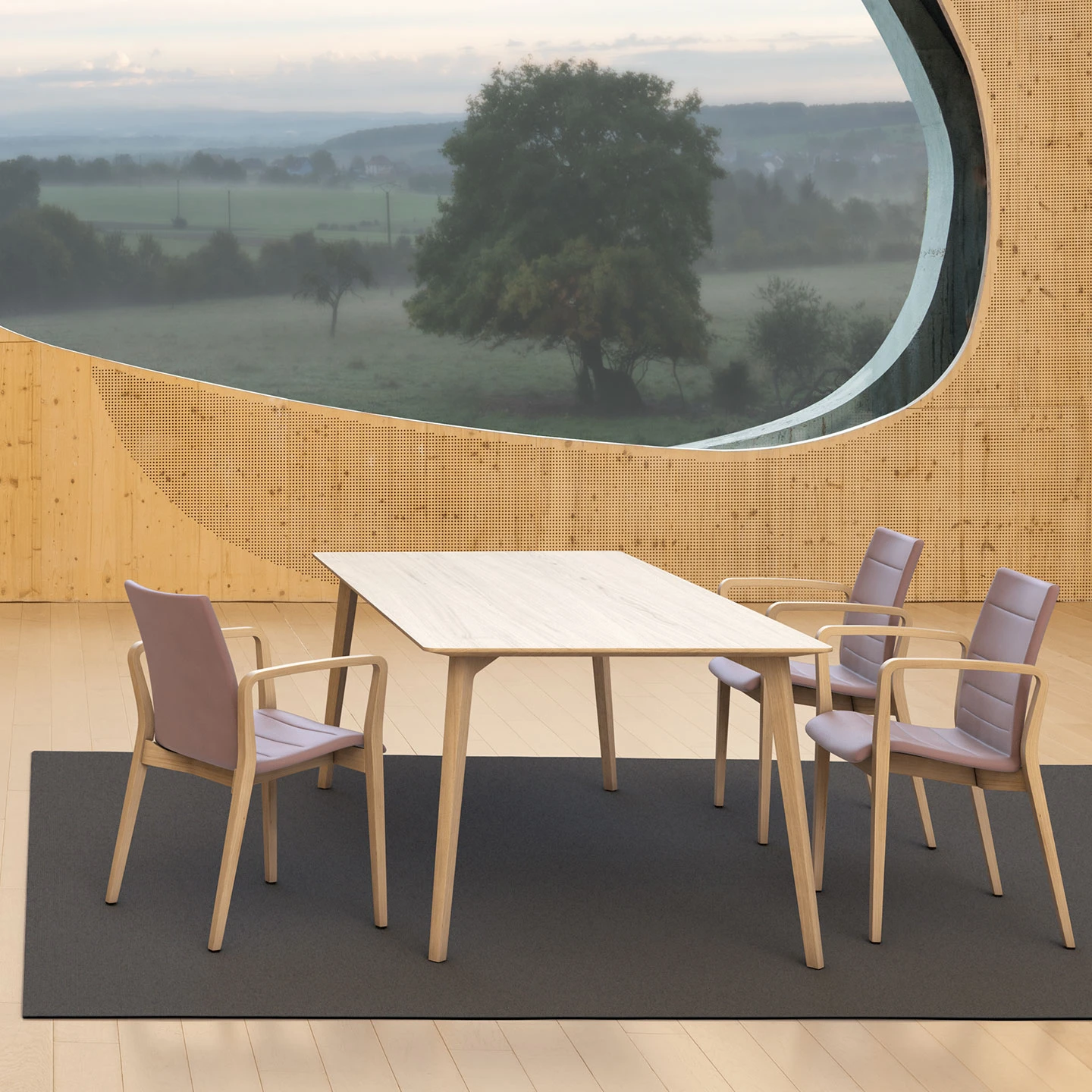 fina-club-table-3-environmental-haworth-BMS FINA CLUB Masa - Görsel 1