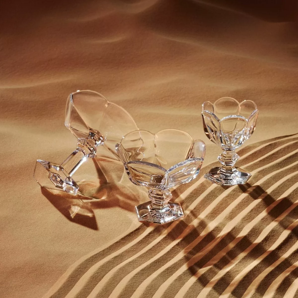 HARCOURT Tulipe Kristal Sunum Tabağı - Görsel 2