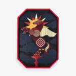 OCTOGONE Pegasus Kırmızı Tepsi S - Görsel 2