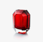 OCTOGONE Kırmızı Kristal Vazo - Görsel 2