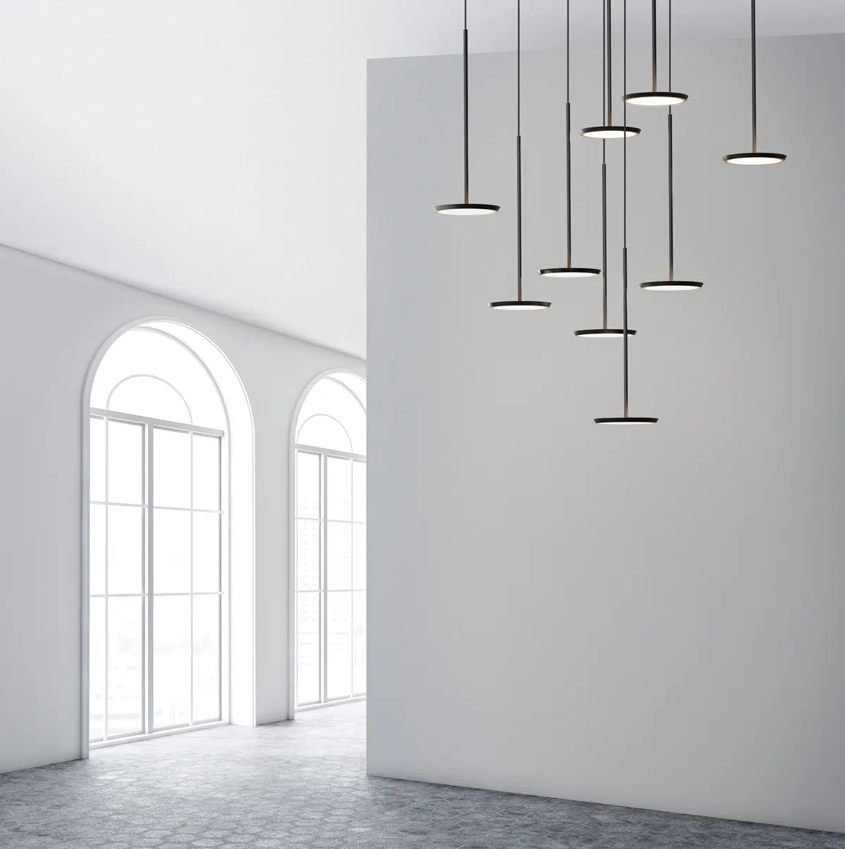 016-pablo-designs-sky-black-solo-chandelier-large-window-environmental-image_300_download SKY SOLO Sarkıt Aydınlatma - Görsel 1